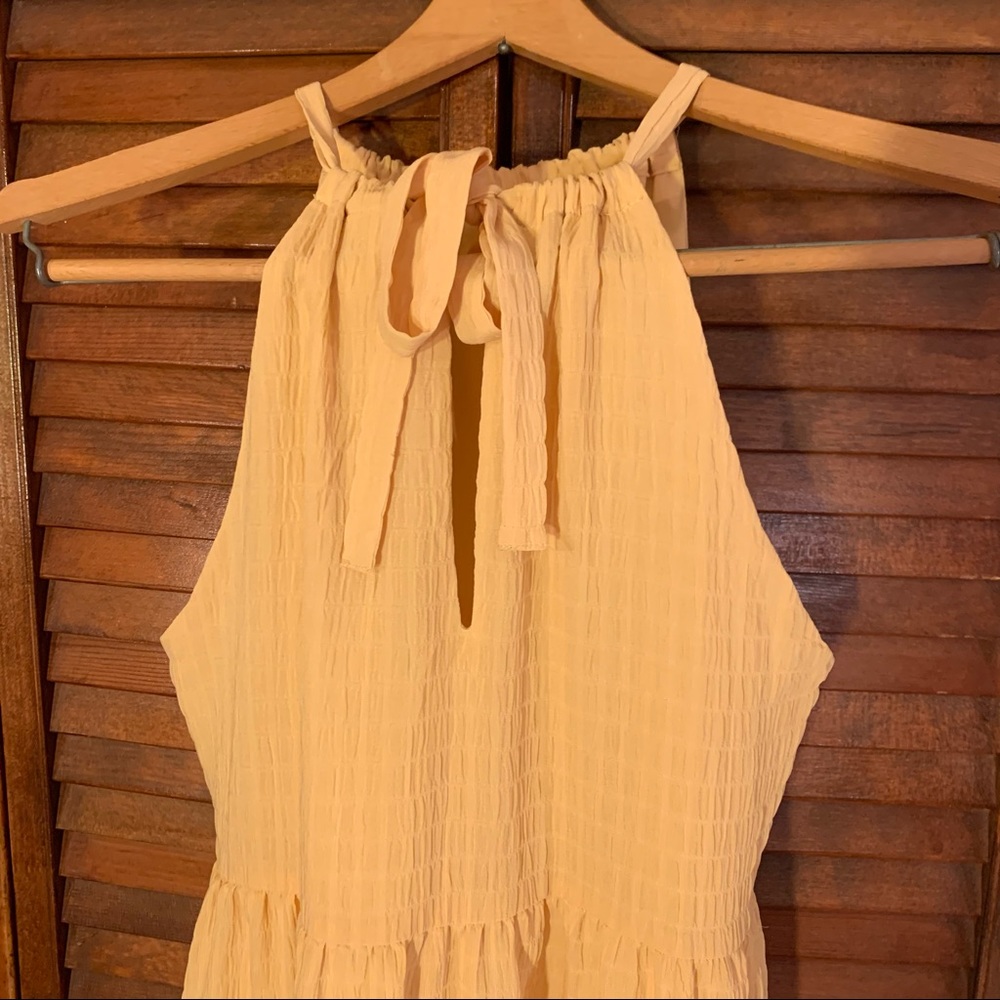 A New Day yellow halter swing dress - Picture 6 of 14